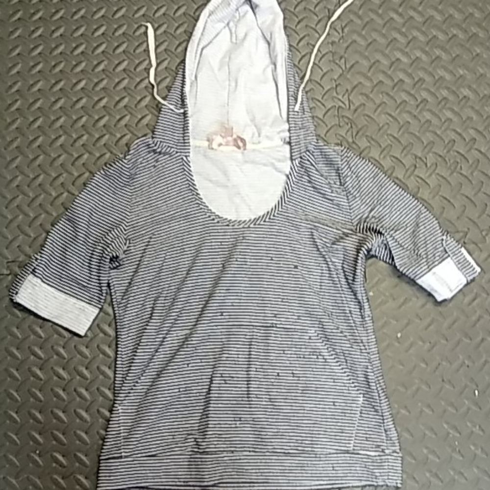 Striped hoodie